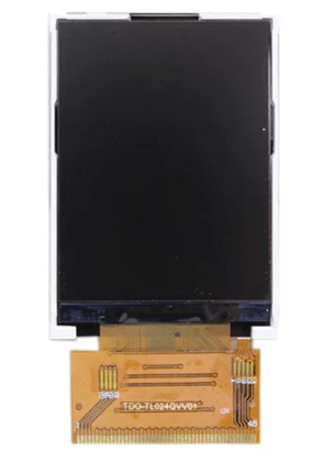 2.4 Inch TFT LCD Display with 240x320 Resolution 60 Hz Refresh Rate and 12 O'clock Viewing Direction