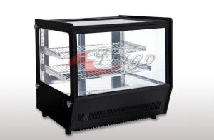 China Air Cooling Countertop Bakery Display Case 120L / 160L LED Light Digital Dixell Controller on sale