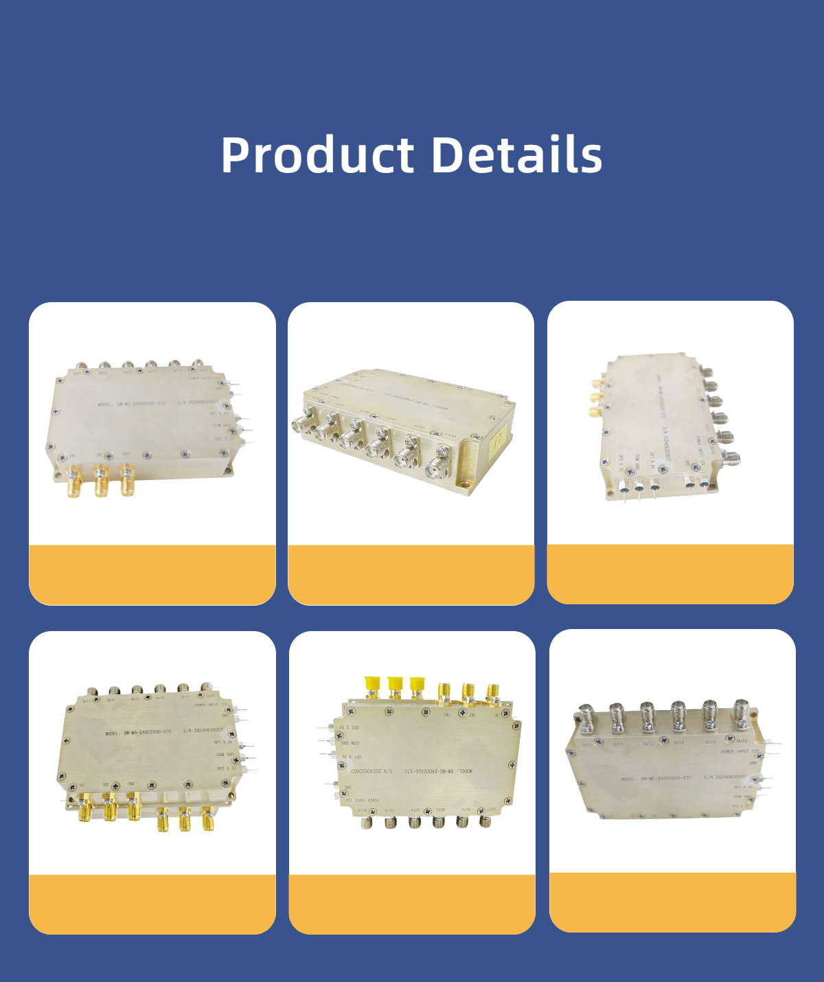 High-Power Device 2400-2500MHz 5W RF Power Amplifier for 2.4GHz Wireless Communication