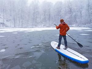 China SCT Inflatable SUP Board Staying Safe Cold Weather Snowboard Paddle wholesale