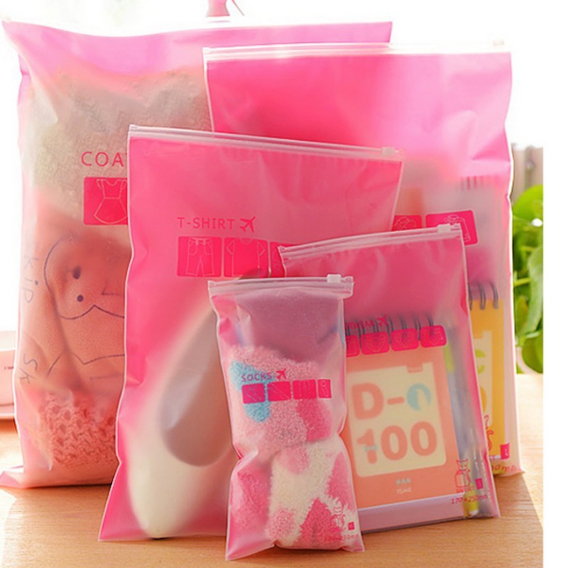 China Transparent PE Plastic Zipper Packaging Bags for Clothing wholesale