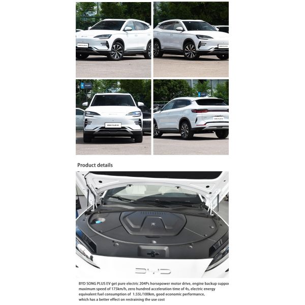 Innovative Fully Electric SUV Luxurious Intelligent SUV EV BYD Song Plus