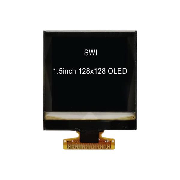 Quality 1.5" 128x128 LCD OLED Display 1.5 Inch White Display Module I2C SH1107 Square OLED for sale