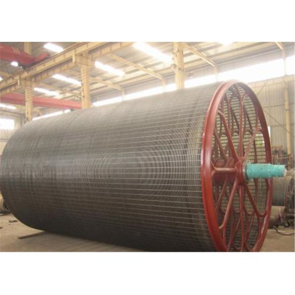 Customized Paper Making Machine Parts Cylinder Mould Stainless Steel 304 For Multi Network Multi Cylinder