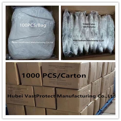 White Blue Non-Woven Polypropylene Disposable Balaclava Hood Caps