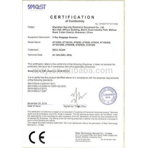 Multi Language X Ray Luggage Scanner 80 Degree Generate Angle