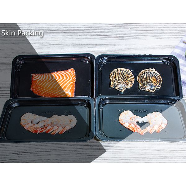 Semi Automatic Skin Packaging Machine Heavy Duty Vacuum Sealer For Seafood