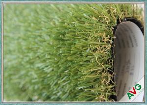 Field Green / Apple Green Garden Artificial Grass With Soft Feeling Waterproof