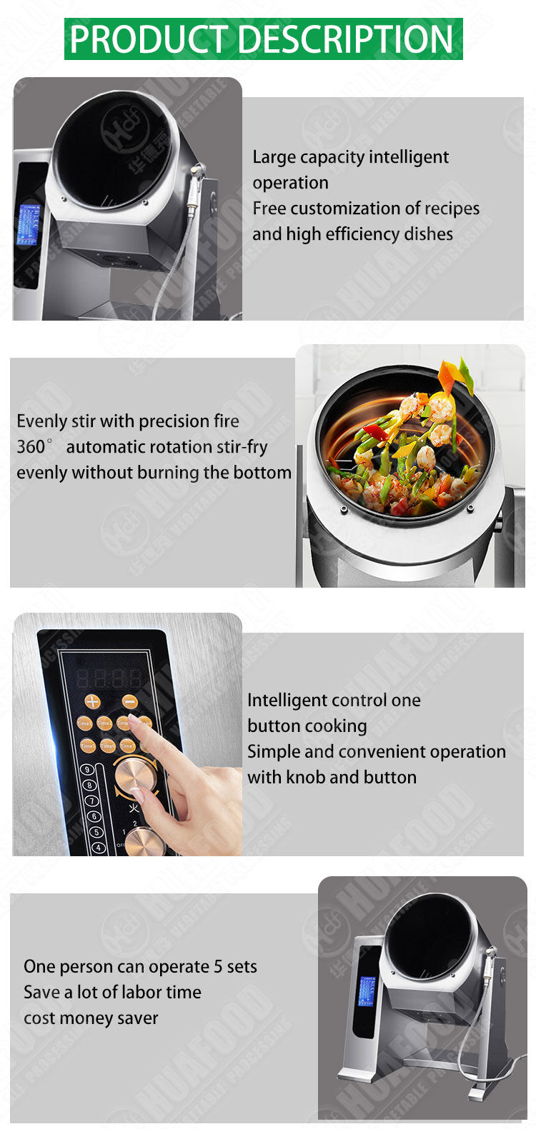 Hot sales Fried Rice Noodles Machine Food Cooking Machine For Restaurant Food Robot Cooker Electric Stir Fry Machine