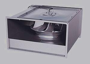 Compact Rectangular Duct Booster Fan , Rectangular Extractor Fan 335m3/H