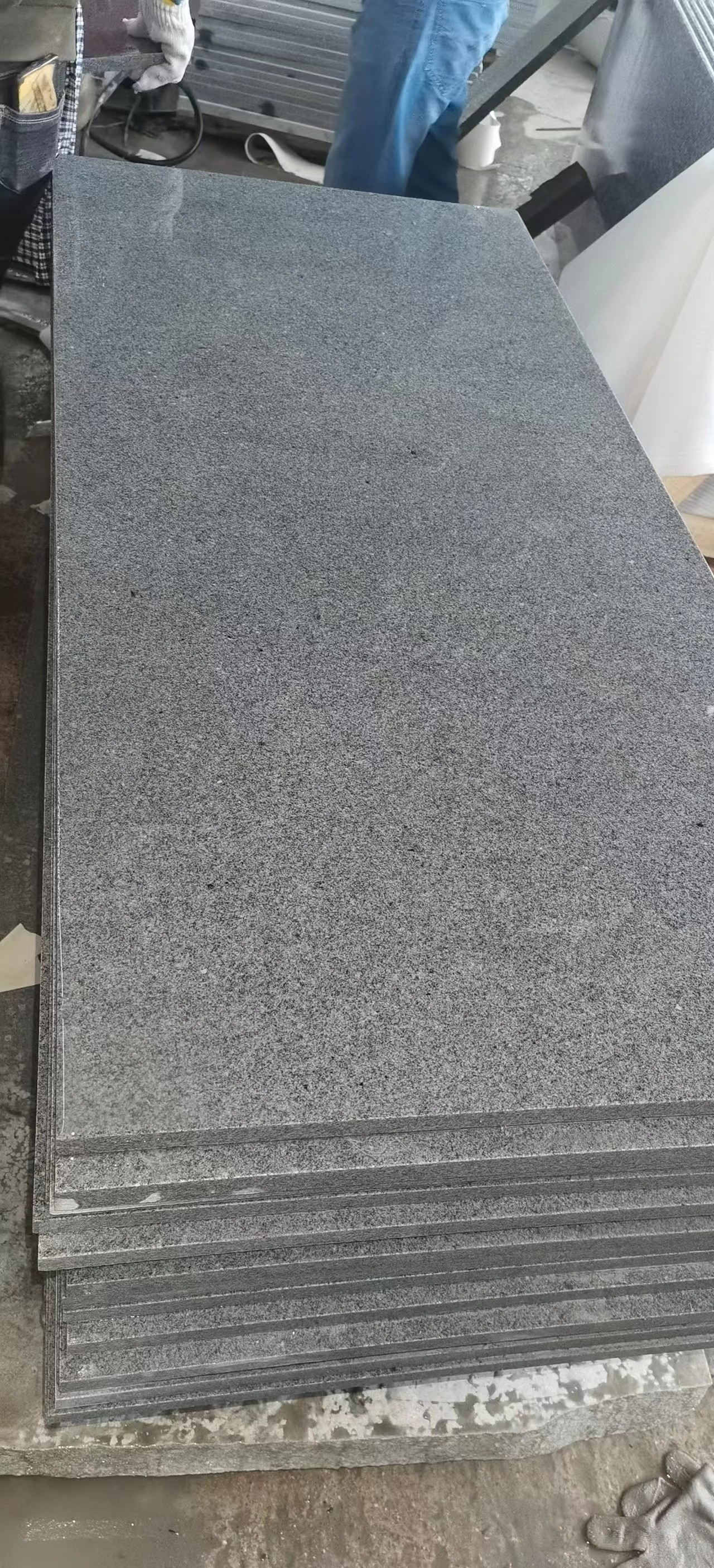 High Durability G604 Grey Granite Stone Tiles With Good Abrasion Resistance