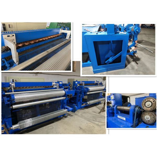 Electric Spot Mesh Automatic Welded Wire Mesh Machine In Rolls