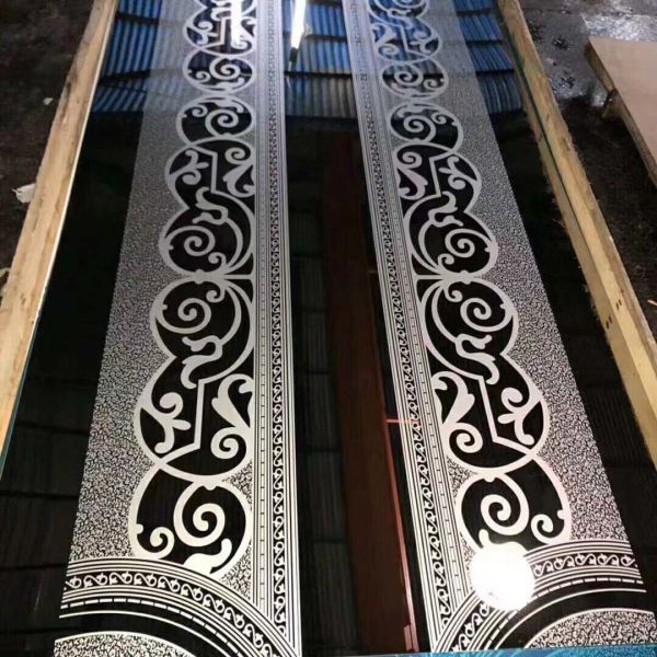 Elevator Interior Lift Door Cladding Decorative Stainless Steel Sheets From Mirror Metal