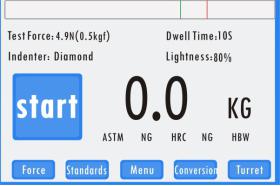 Auto Turret Bluetooth Colorful Touch Digital Hardness Tester Close Loop Loading System