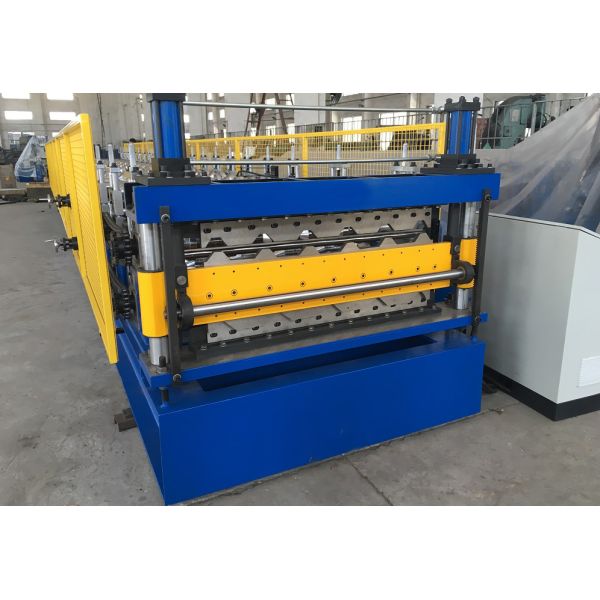 Panasonic PLC Control Double Layer Roll Forming Machine Metal Roofing Corrugated