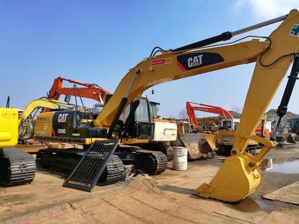 Quality 320d used  excavator for sale USA   tractor excavator 5000 hours 600mm chain CAT 3066 eng  excavator for sale for sale