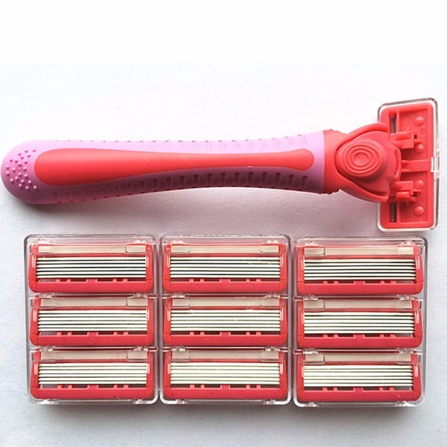 Shaving Razor 6 Blades Long Disposable Tools Razor for Men