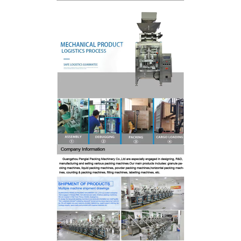 Full Automatic Ten Heads Weighing Packaging Machine for Food