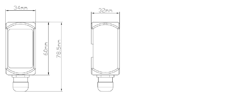 Wall Mounted Doppler Ultrasonic Flow Meter For Pipe Size 40 To 4000mm