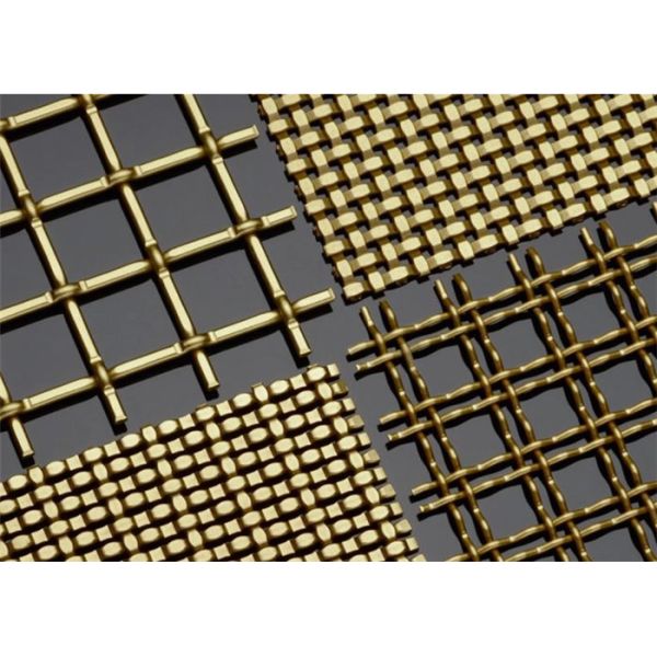 RFI Bronze Metal Mesh Brass Wire Cloth Screen 50m Rectangle Copper