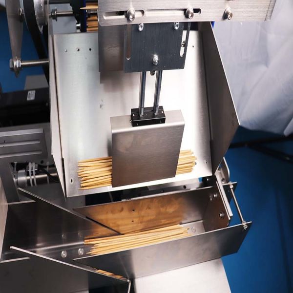 BBQ Skewers Bamboo Stick Packing Machine Automatic Counting And Feeding