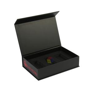 China Handmade Matte Black Magnetic Closure Custom Reed Diffuser Box for Perfume Packaging wholesale