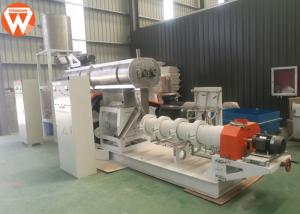 China Wet Type Floating / Sinking Fish Feed Production Machine Fish Feed Extrusion Process wholesale