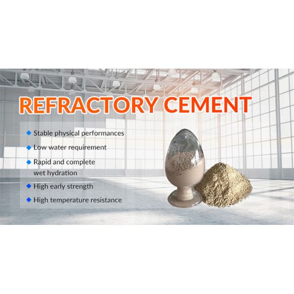 Wholesale High Temperature Refractory Cement Ca70 Ca80 High Alumina Fireproof Cement For High Temperature Furnace
