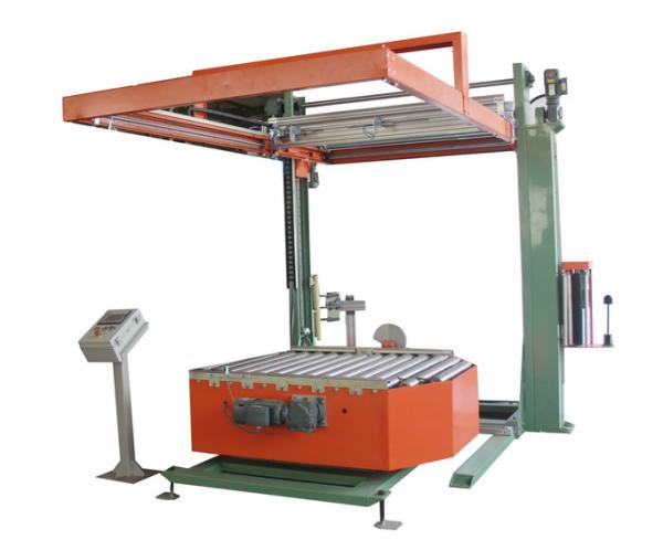 20T/h OD 260mm Rotary Automatic Pallet Wrapping Machine Use Rotary Stretch