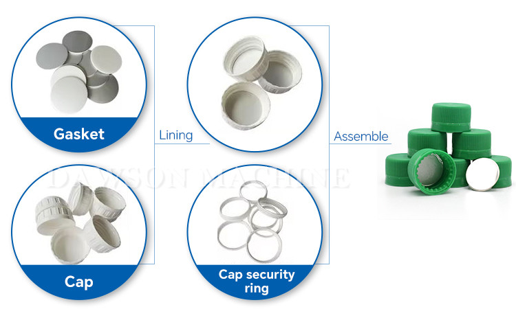 Capping Machine Plastic Bottle Capping Machine PET Bottle Water Capping Machine Cap Lining Machine