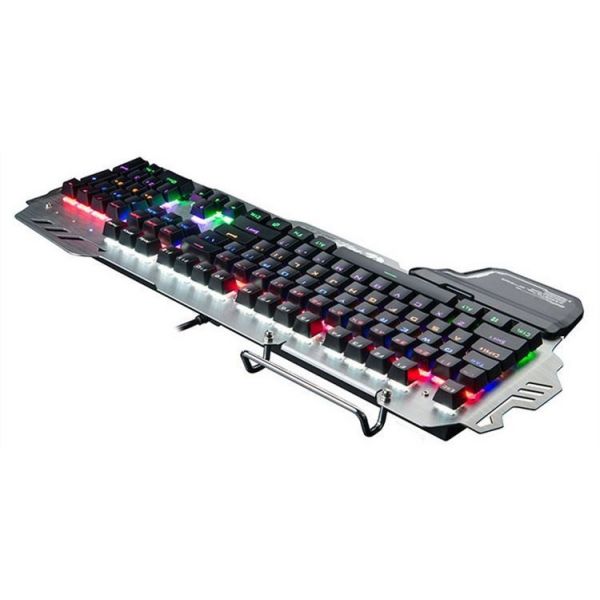 Wired Gaming Mechanical Keyboard With A Mobile Phone Holder And Carpal Support Extremely Fast Green Shaft