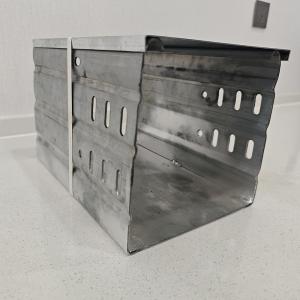 Rectangle Wall Mounted Ventilated SS Cable Tray Customized Length