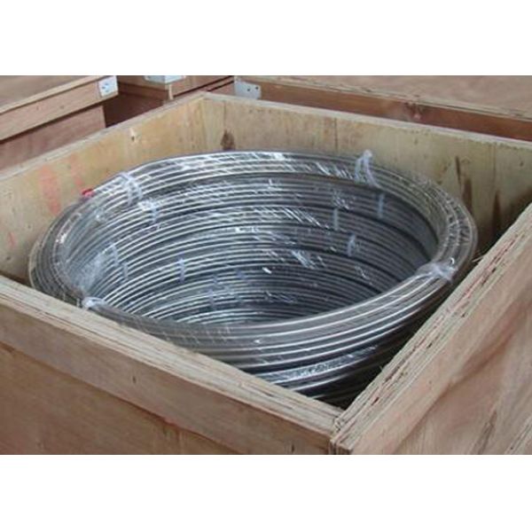 Round / Square Bending Stainless Steel Tubing Into Coil Length Customized