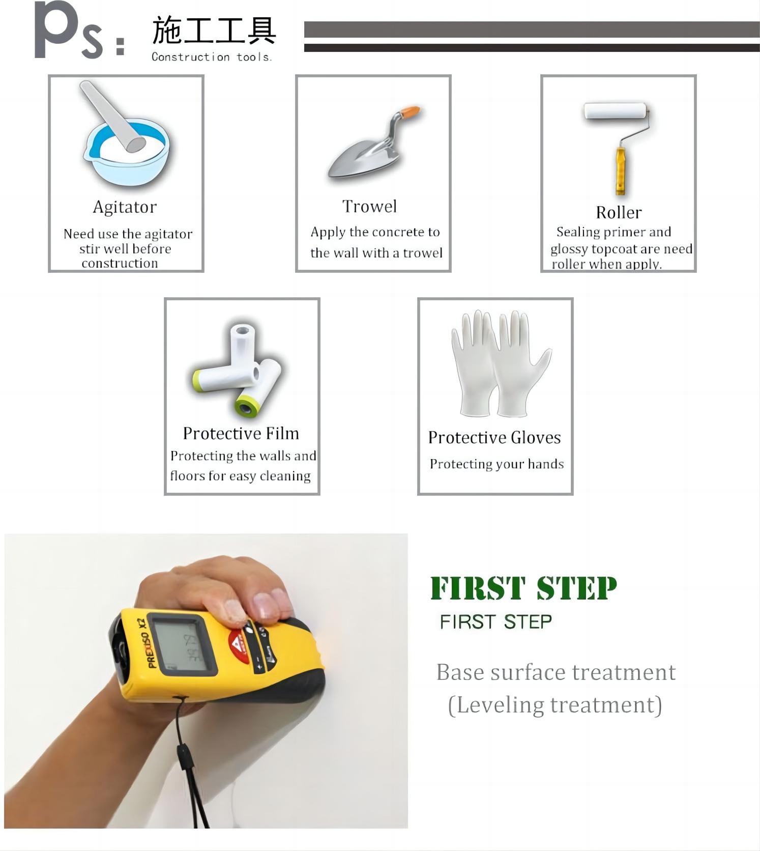 Moisture-Proof Function Microcement Floor with Durable Properties and Seamless Design