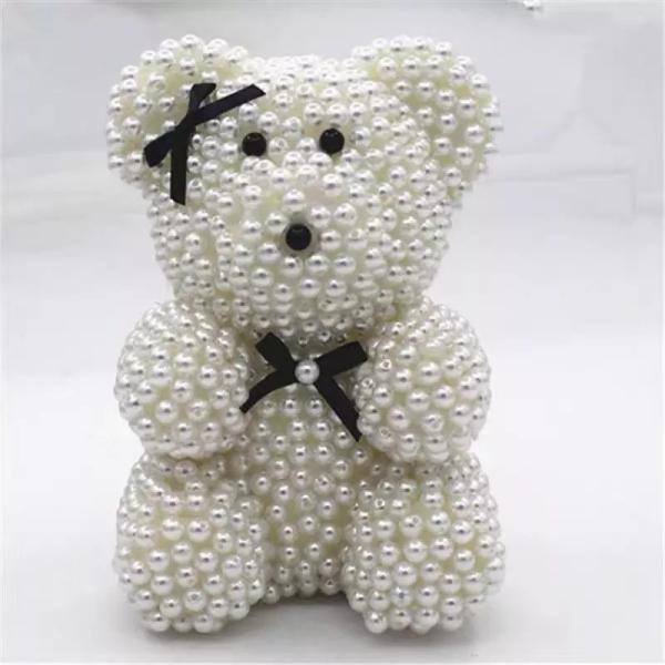 Quality Wholesale 25cm Teddy Bear Pearl Bear For Valentines Day New Arrival Tiny Teddy Bear Pear Bear for sale