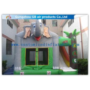 China Commercial Inflatable Combo With Slide Inflatable Elephant Bouncer With Slide wholesale