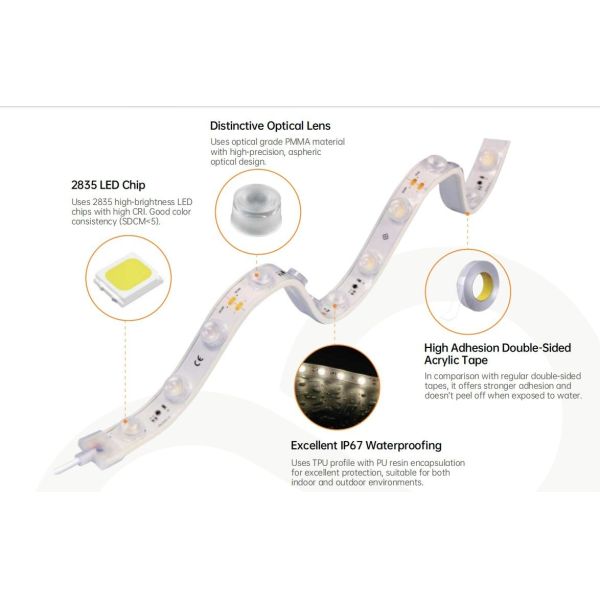 Durable Weatherproof Flex LED Wall Washer Lights Outdoor With High Lighting Effects