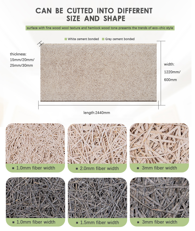 Recording Studio Hexagon Eco-Friendly Wood Wool Cement Acoustic Panel