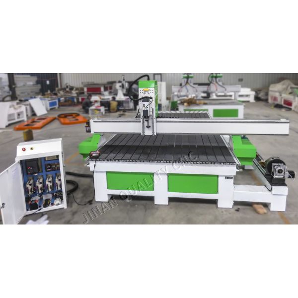 High Efficiency CNC Router Machine 2040 With 4th Rotary Axis For Cabinet Making
