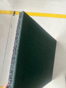 China Pure Color or Black Ground EPDM DOT Shock-Absorbing Rubber Floor Mats for Gyms Weight Rooms and Playgrounds Thickness 15mm-50mm wholesale