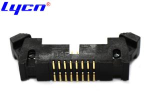 China Short Latch 16 Pin DIP Header Ejector Connector SMT Type 1.27mm Pitch wholesale