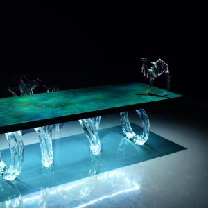Multi-functional Acrylic Table for Dining Chair Practical and Beautiful Option