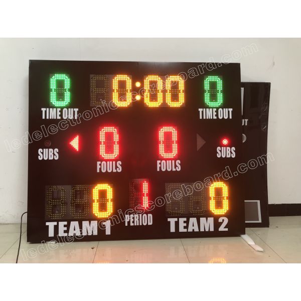 DIP Led Electronic Indoor Outdoor Basketball Scoreboard No Dazzling