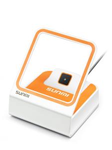 China Android Windows Desktop USB Qr Code Scanner Wired With 45° Scanning Angle wholesale