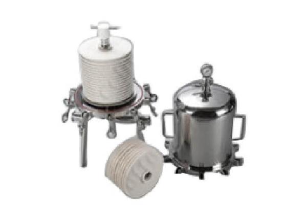 Quality SS304 Lenticular filter housing for juice concentration wine enzyme solutions for sale