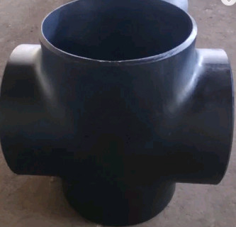 Oil Gas Process A420 WPL6 Seamless Carbon Steel Cross Pipe Fitting OD15mm