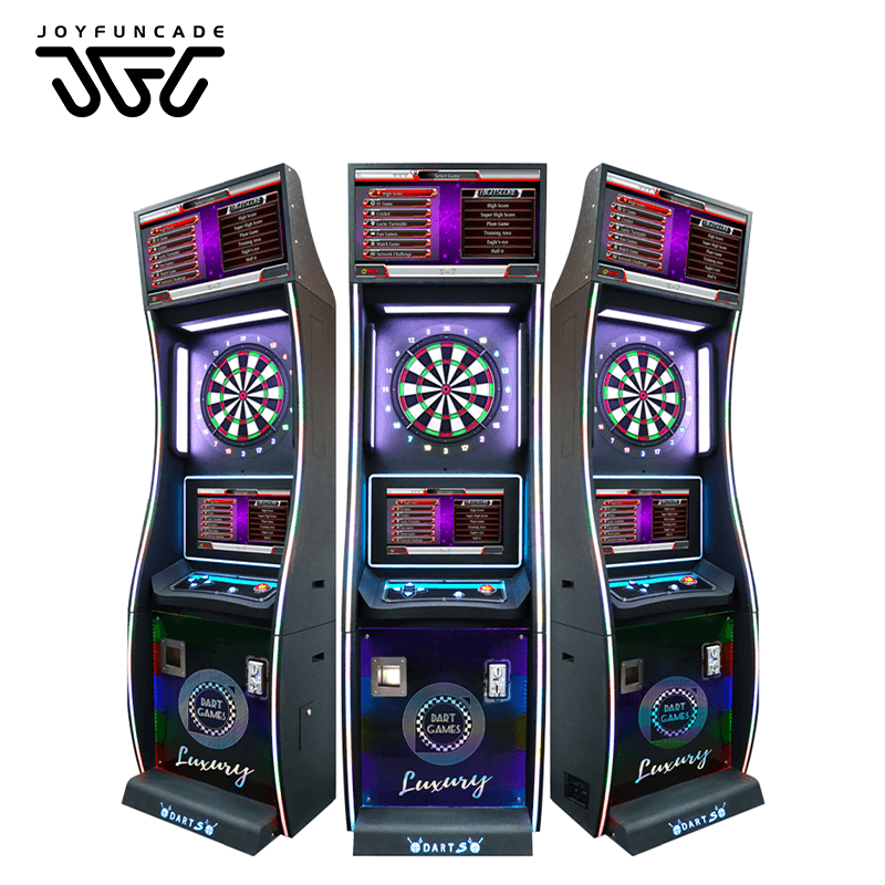 Multilingual Support Dart Board Arcade Machine with Branding Options Custom Ads Dart Machine For Sale
