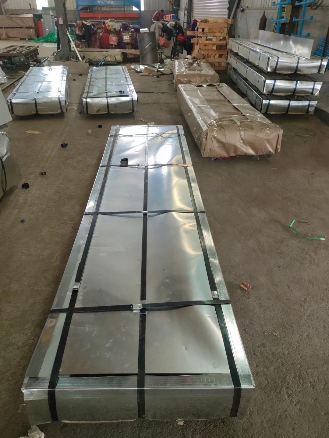 SGCC Galvanized Steel Corrugated Roofing Sheet Gi Zinc Coated Steel Plate for Decoiling