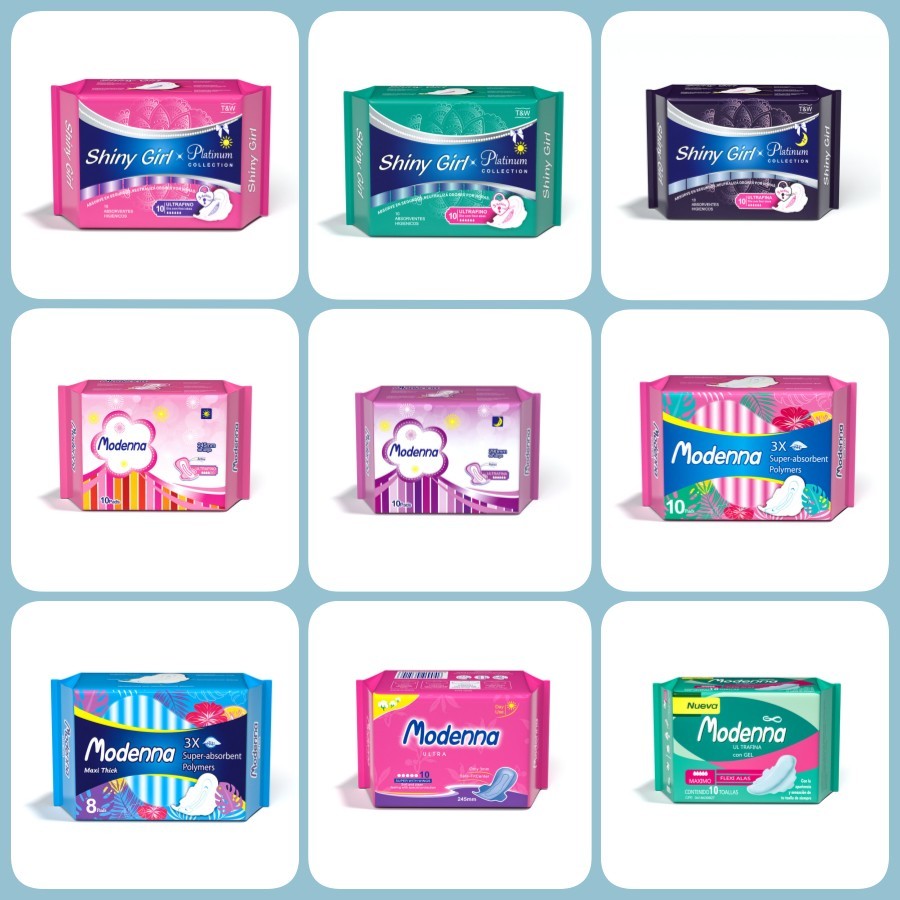 Menstrual Night Use Sanitary Napkin Biodegradable Natural Soft Cotton Feminine Pads