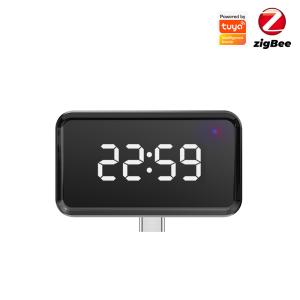 Tuya ZigBee Gateway with Time Display, Multi-Mode Smart Hub for Bluetooth Mesh, Alexa, Google Home, and Wireless Bridge Connectivity